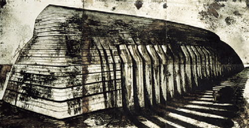 山口啓介《水路-王の方舟》1990年