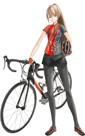 久比岐自転車道PRキャラクター「久比岐凛」